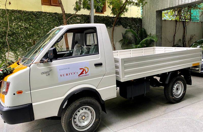 Surya 2D Entertainment has donated for garbage collection and disposal vehicle 