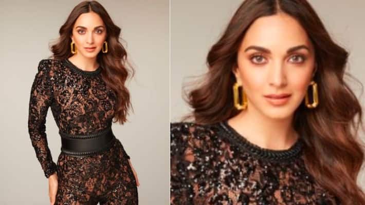 Kiara Advani in black jumpsuit Kiara Advani in black jumpsuit