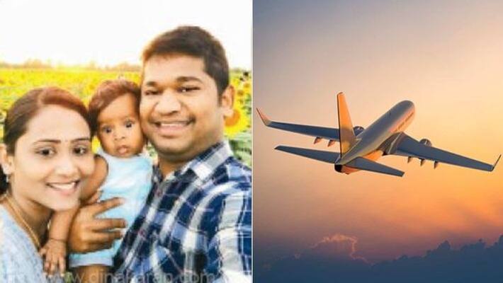 Madurai couple requested the central govt to bring their son and daughter in law suicide 2 year old grandson to America Madurai couple requested the central govt to bring their son and daughter in law suicide 2 year old grandson to America