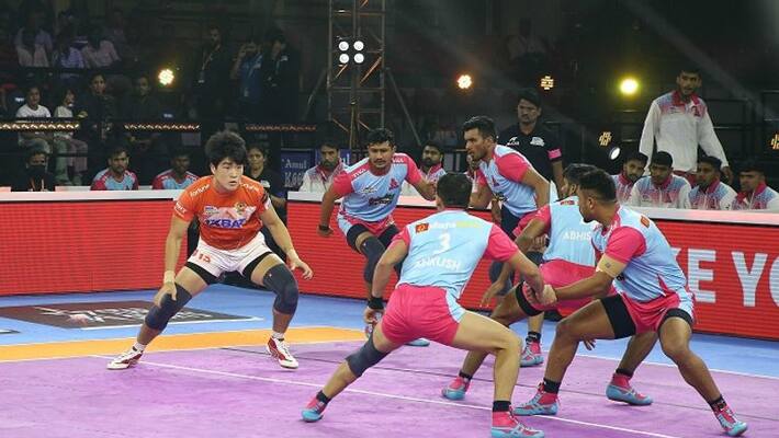 pro kabaddi league 2022 jaipur pink panthers vs gujarat giants match draw pro kabaddi league 2022 jaipur pink panthers vs gujarat giants match draw