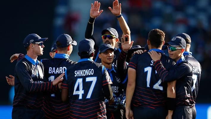 T20 World Cup 2022: Namibia skipper Erasmus lauds team after crushing Asia champions Sri Lanka by 55 runs snt T20 World Cup 2022: Namibia skipper Erasmus lauds team after crushing Asia champions Sri Lanka by 55 runs snt