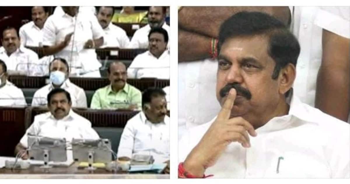 எடப்பாடி பக்கத்தில் ஓபிஎஸ்க்கு இருக்கையா.? சீறும் அதிமுக.!  சபாநாயகரை மீண்டும் சந்தித்த மாஜி அமைச்சர்கள்