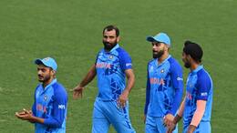 ICC T20 World Cup Rohit Sharma Explains Why Mohammed Shami Bowled Only 20th Over Of Warm Up Match against Australia kvn