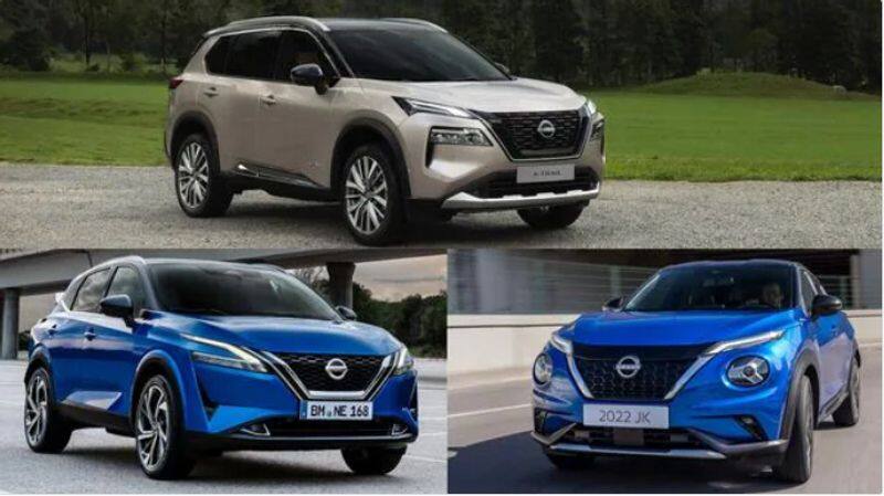 Nissan India today took the wraps off three new SUVs
