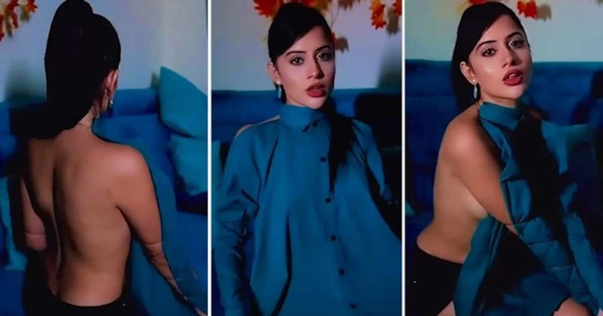 Hot Pictures And Video Urfi Javed Goes Bold And Sexy In Backless Shirt Watch