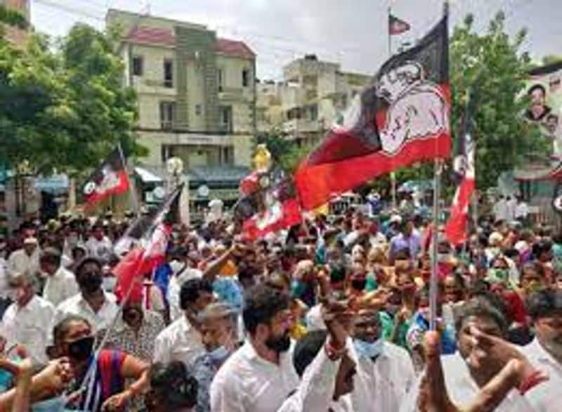 The protest against the DMK government that was supposed to be held tomorrow on behalf of the AIADMK has been postponed