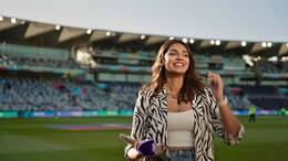 T20 World cup 2022 Jasprit Bumrah wife Sanjana Ganeshan in Australia see latest 