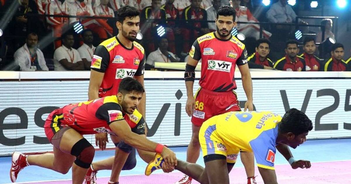 Tamil Thalaivas suffered a crushing defeat against Bengaluru Bulls