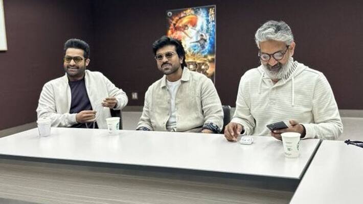 ntr rajamouli ram charan doing rrr movie promotions in japan ntr rajamouli ram charan doing rrr movie promotions in japan