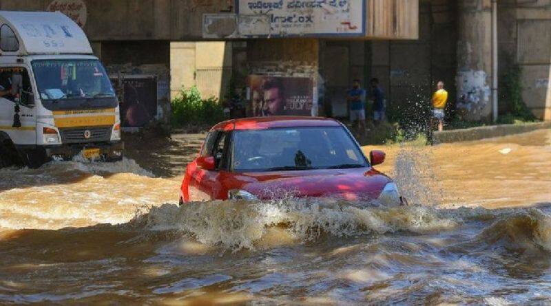 flood in Bengaluru due to five hours of continuous heavy rain 