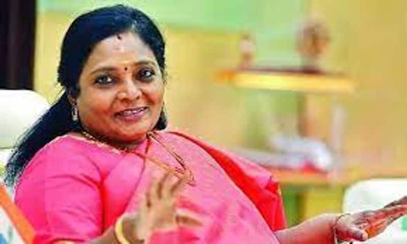 Now there is no safety even if you go in the lift..governor tamilisai teased ma subramanian