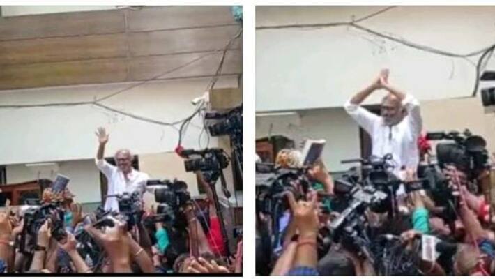 Actor Rajinikanth wished his fans on the occasion of Diwali Actor Rajinikanth wished his fans on the occasion of Diwali