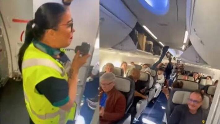 Flight Attendant Meets Her Favourite Teacher On Airplane After 30 Years Flight Attendant Meets Her Favourite Teacher On Airplane After 30 Years