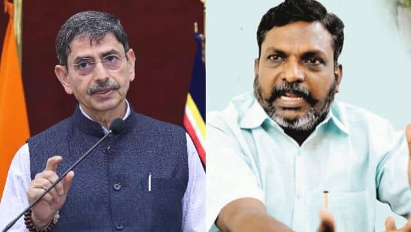 Thirumavalavan has asked everyone to come together to eliminate the Sanatana forces