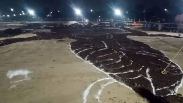 108 feet Govardhan will be worshiped world record will be made in rajsthan uja 108 feet Govardhan will be worshiped world record will be made in rajsthan uja