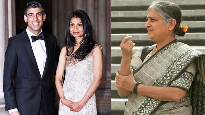 Rishi Sunak mother in law Sudha Murthy was once taunted by the British by calling her a cattle class kpg Rishi Sunak mother in law Sudha Murthy was once taunted by the British by calling her a cattle class kpg