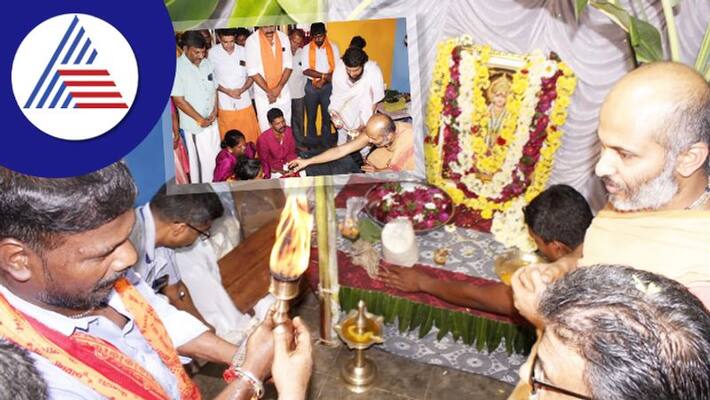 Udupi Adamaru Shri celebrates Diwali at Koraga Colony skr Udupi Adamaru Shri celebrates Diwali at Koraga Colony skr