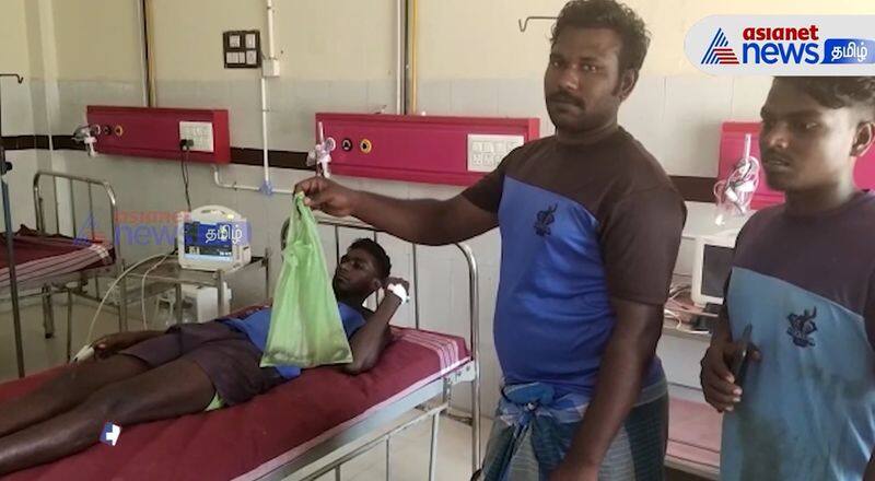 youth went to hospital with snake which bitten him 