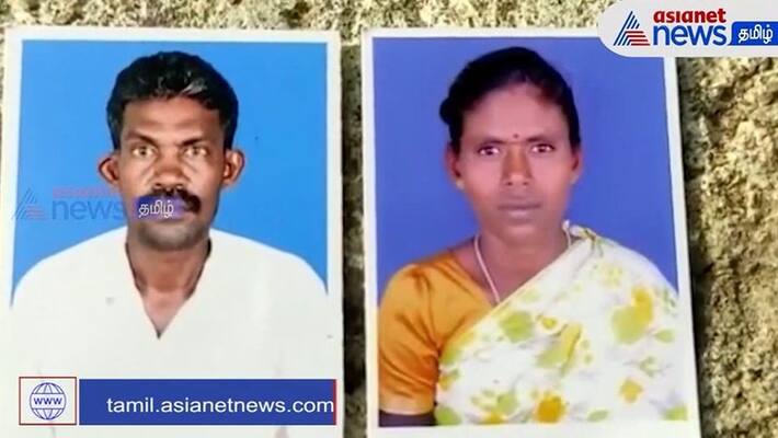dispute over fishing; Sleeping husband and wife hacked to death near Madurai!! dispute over fishing; Sleeping husband and wife hacked to death near Madurai!!