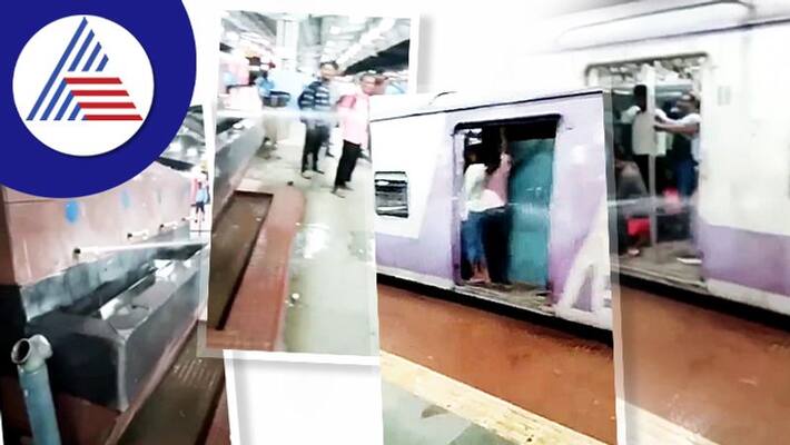 Broken Tap At Railway Station Give Passengers Uninvited Shower Broken Tap At Railway Station Give Passengers Uninvited Shower