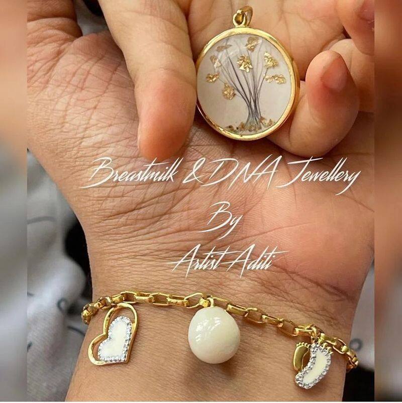 Surat  dentist makes jewellery from breast milk