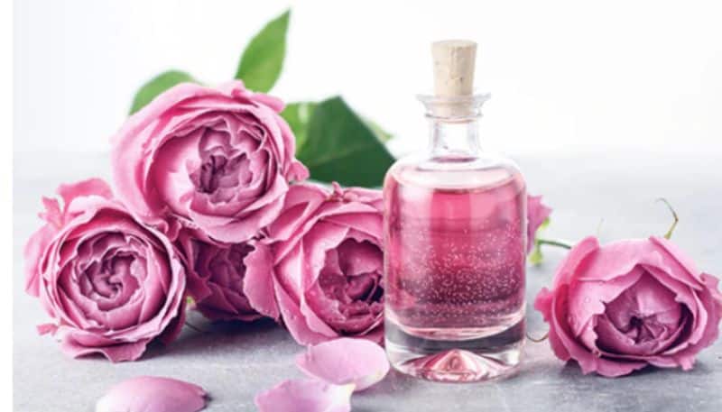 Rose water can be used to get rid of skin problems