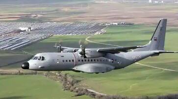 indian air chief receives first c-295 aircraft from spain kms indian air chief receives first c-295 aircraft from spain kms