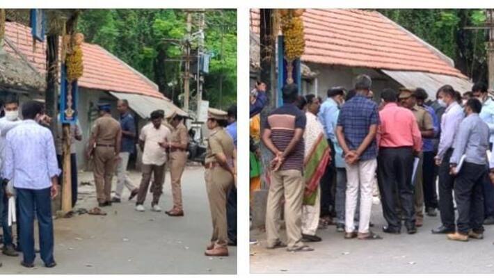 Police raided the house of 4 people in Nella in connection with the Coimbatore car explosion accident Police raided the house of 4 people in Nella in connection with the Coimbatore car explosion accident