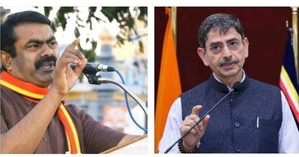 ஆணவத்திலும், அகம்பாவத்திலும் எதுவுமே தெரியாது, அரைவேக்காட்டுத்தனமாக உளறலாமா? ஆளுநருக்கு எதிராக சீறிய சீமான்