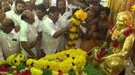 Former CM O.Panneerselvam paid tribute to Muthuramalinga thevar jayanthi and gurupoojai