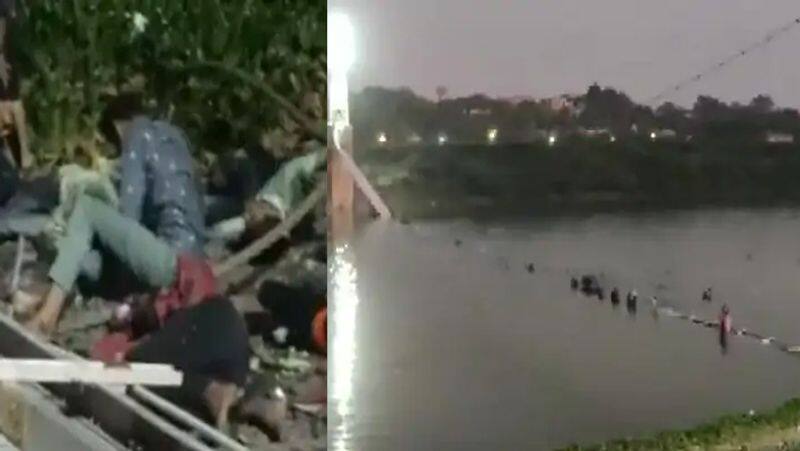 Cable Bridge Collapses In Gujarat Morbi 35 Dead Over 500 People Feared Injured