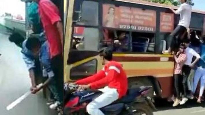 College students hooliganism on goverment bus...viral video College students hooliganism on goverment bus...viral video