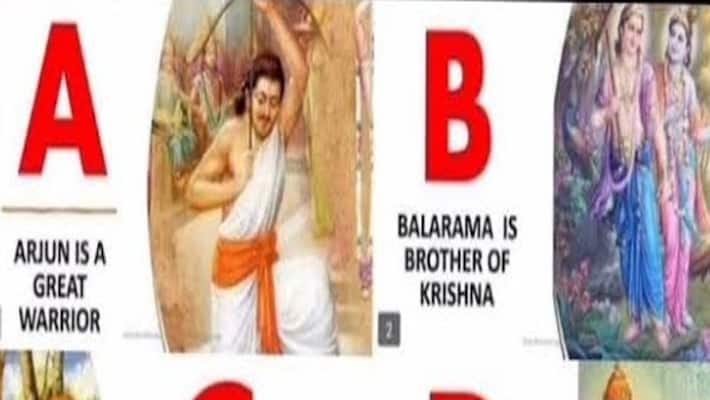 A for arjun b for balaram New english alphabet explanation goes viral A for arjun b for balaram New english alphabet explanation goes viral