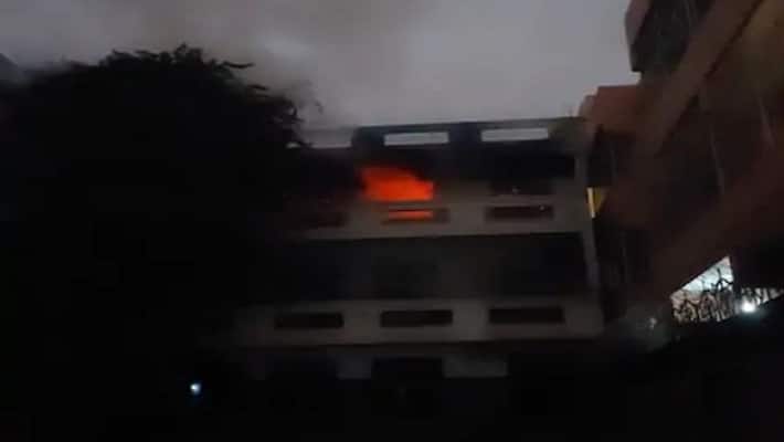 Fire breaks out at Hotel Vrindavan in Uttar Pradesh Two dead Fire breaks out at Hotel Vrindavan in Uttar Pradesh Two dead