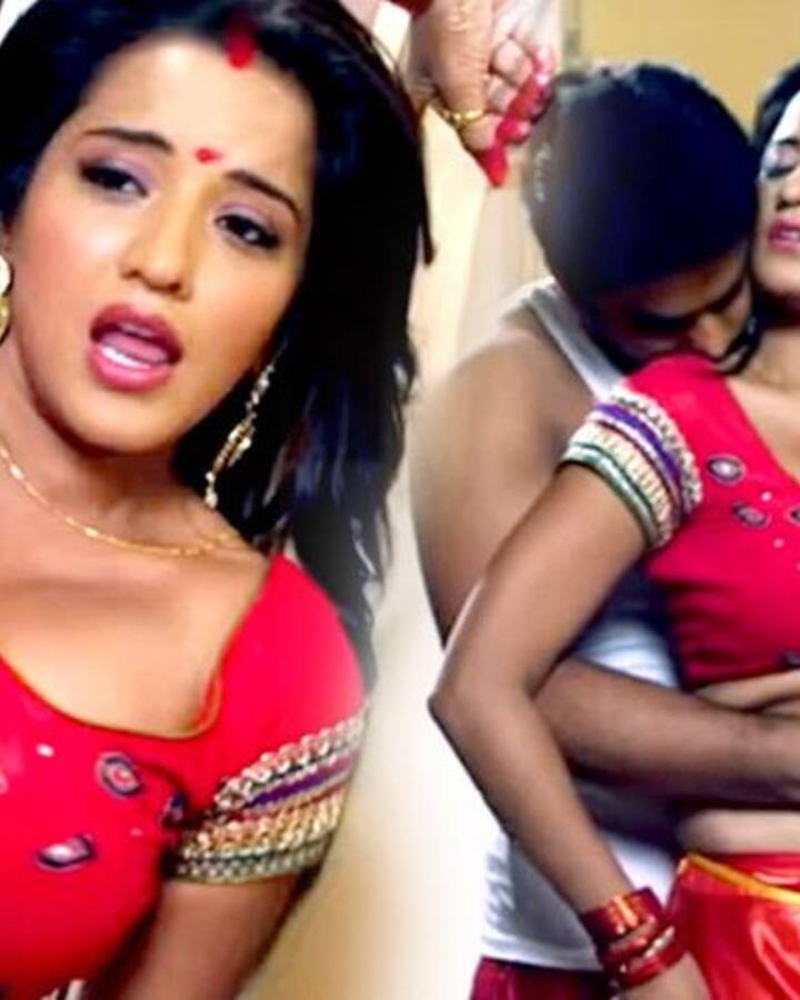 Hot Xxxx Hd Bf Monalisa Bhojpuri Pela Peli Sex - Bhojpuri sexy video: Monalisa, Pawan Singh's romantic song 'Makaiya Mein  Raja Ji' making fans go crazy- WATCH