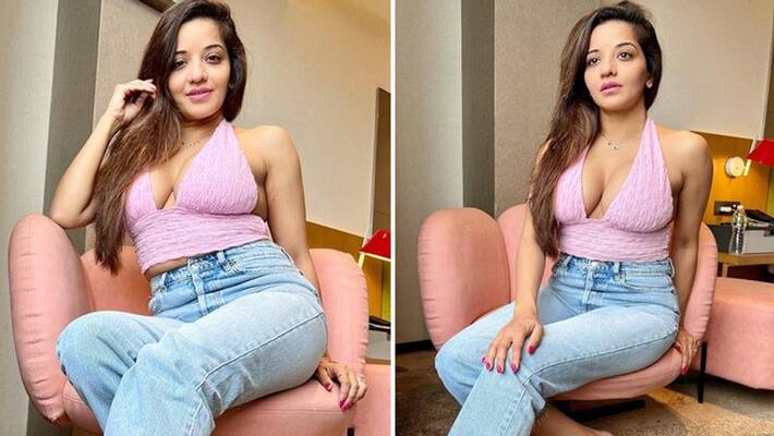 monalisa bhojpuri actress creating sensation in cleavage top fans crazy on her sexy look KPJ monalisa bhojpuri actress creating sensation in cleavage top fans crazy on her sexy look KPJ
