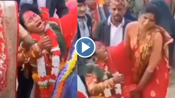 Bride refuses to go with groom after marriage, family does unexpected viral video Bride refuses to go with groom after marriage, family does unexpected viral video