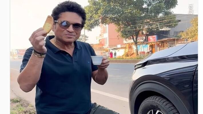 Sachin Tendulkar's jolly trip with his son.. Leave expensive cars and travel in Kia Carens.. Video viral Sachin Tendulkar's jolly trip with his son.. Leave expensive cars and travel in Kia Carens.. Video viral