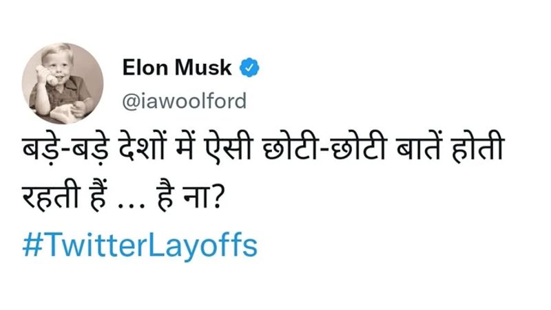 Twitter suspended Elon Musk clone Account named iawoolford checkout musk funny bhojpuri post AKA