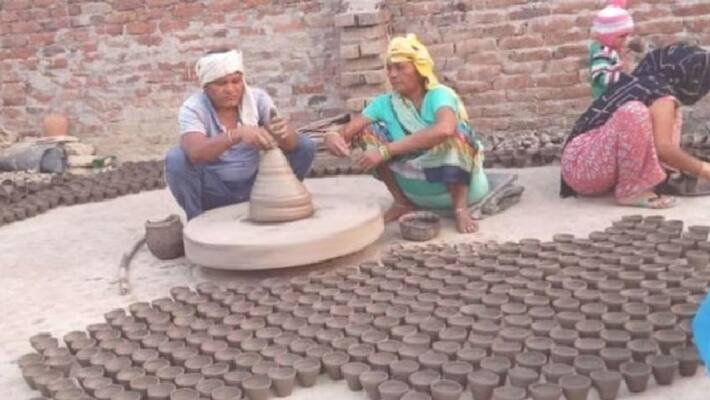 Kashis Dev Deepawali is lit up with potters houses 90 percent of women got mixed work Kashis Dev Deepawali is lit up with potters houses 90 percent of women got mixed work