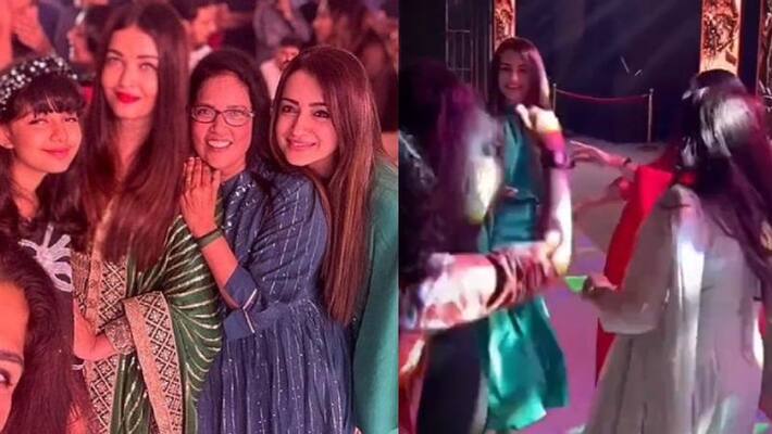 Kundavai Trisha dancing video from Ponniyin selvan success Party viral Kundavai Trisha dancing video from Ponniyin selvan success Party viral