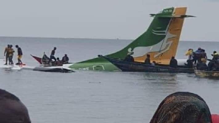 Passenger plane crashes into Lake Victoria in Tanzania vva Passenger plane crashes into Lake Victoria in Tanzania vva