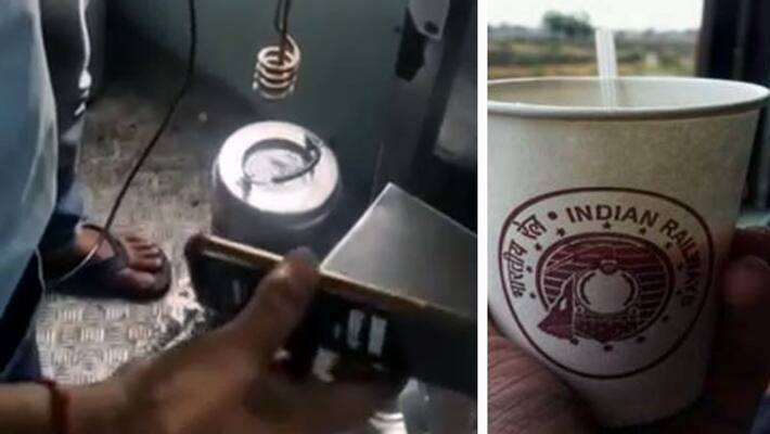 dirty tea making viral video man making tea from water heating rod in train PRA dirty tea making viral video man making tea from water heating rod in train PRA