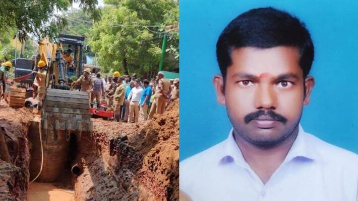A worker died after tripping while digging an underground sewer at madurai A worker died after tripping while digging an underground sewer at madurai