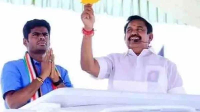 Edappadi palanisamy tension about annamalai question