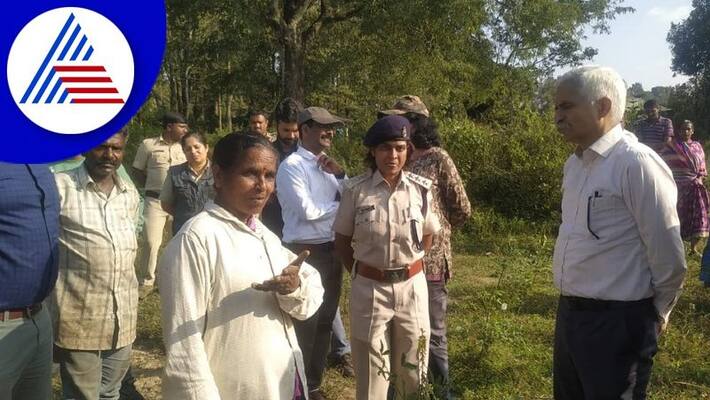 High level team visit for elephant human conflict control study in Hassan district gvd High level team visit for elephant human conflict control study in Hassan district gvd