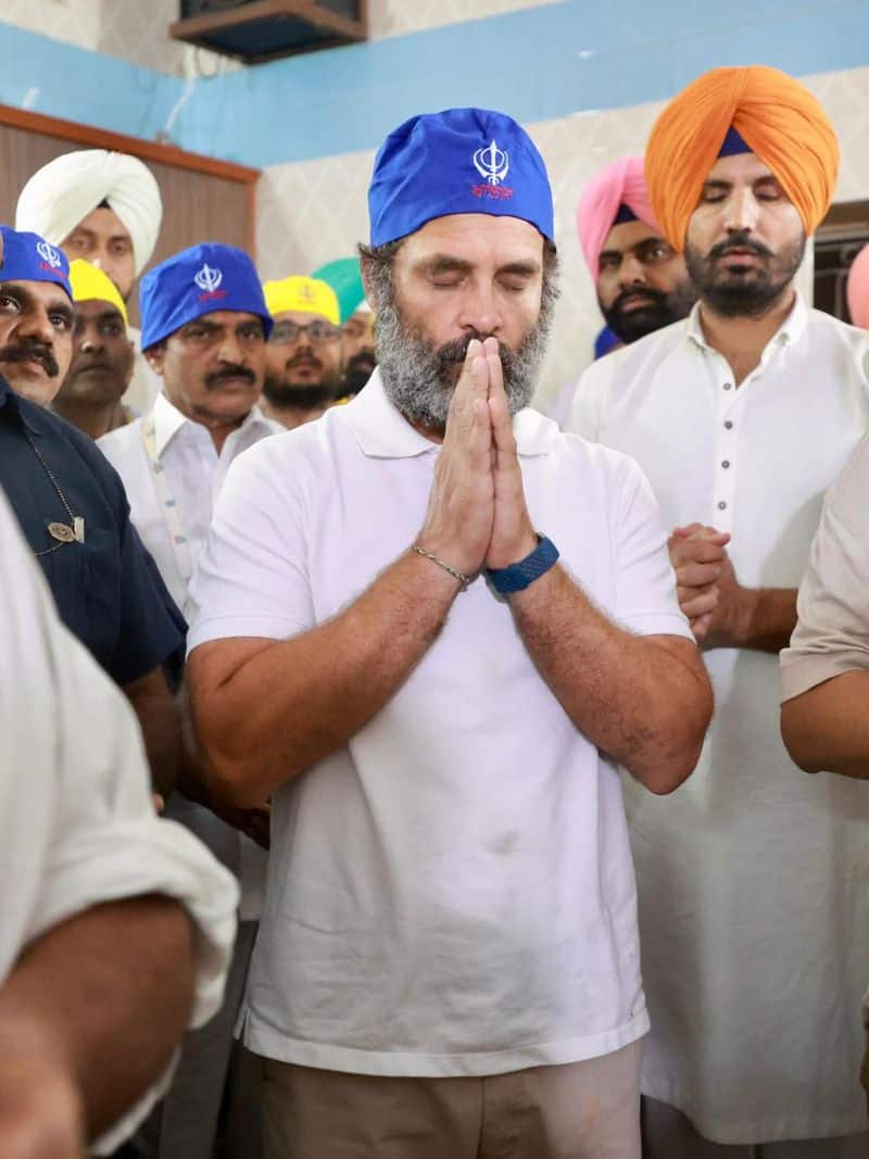 Bharat Jodo Yatra in Maharashtra, Rahul Gandhi visits gurdwara kpa