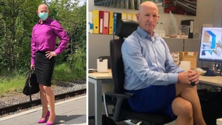 man who wears skirts and heels to work shares his view on this man who wears skirts and heels to work shares his view on this