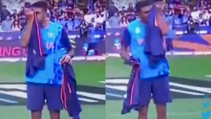 Indian spinner R Ashwin trolled by fans after he smells jacket Indian spinner R Ashwin trolled by fans after he smells jacket