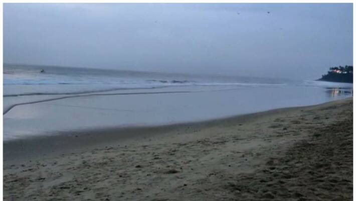 rare phenomenon in varkala beach coastal area rare phenomenon in varkala beach coastal area